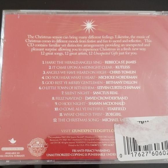 Unexpected Gifts 12 New Sounds of Christmas CD - Picture 3 of 5